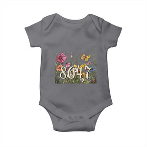 Funny 8647 Subtle Sarcasm Baby Onesie Floral Boho Style TS02 Charcoal Print Your Wear
