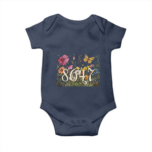 Funny 8647 Subtle Sarcasm Baby Onesie Floral Boho Style TS02 Navy Print Your Wear