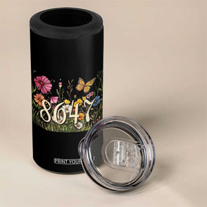 Funny 8647 Subtle Sarcasm 4 in 1 Can Cooler Tumbler Floral Boho Style TS02 Print Your Wear