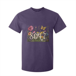 Funny 8647 Subtle Sarcasm T Shirt For Kid Floral Boho Style TS02 Purple Print Your Wear