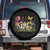 Funny 8647 Subtle Sarcasm Spare Tire Cover Floral Boho Style TS02 No hole Black Print Your Wear