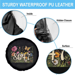 Funny 8647 Subtle Sarcasm Spare Tire Cover Floral Boho Style TS02 Print Your Wear