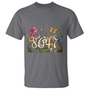 Funny 8647 Subtle Sarcasm T Shirt Floral Boho Style TS02 Charcoal Print Your Wear