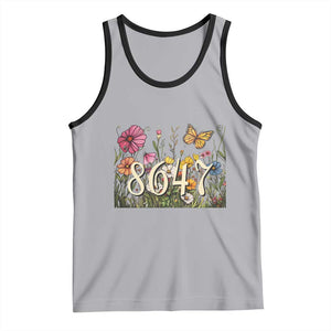 Funny 8647 Subtle Sarcasm Tank Top Floral Boho Style TS02 Athletic Heather Black Print Your Wear