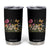 Funny 8647 Subtle Sarcasm Tumbler Cup Floral Boho Style TS02 Black Print Your Wear