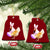 Funny Chicken Bunny Ceramic Ornament Happy Easter Eggs Farm TS02 Print Your Wear