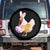Funny Chicken Bunny Spare Tire Cover Happy Easter Eggs Farm TS02 No hole Black Print Your Wear