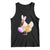 Funny Chicken Bunny Tank Top Happy Easter Eggs Farm TS02 Black Print Your Wear