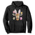 Funny Giraffe Bunny Hoodie Happy Easter Day Sunday TS02 Black Print Your Wear
