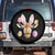 Funny Giraffe Bunny Spare Tire Cover Happy Easter Day Sunday TS02 No hole Black Print Your Wear