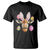 Funny Giraffe Bunny T Shirt Happy Easter Day Sunday TS02 Black Print Your Wear