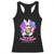 Happy 420 Easter Racerback Tank Top The Bunny Smells Funny TS02 Black Print Your Wear