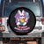 Happy 420 Easter Spare Tire Cover The Bunny Smells Funny TS02 No hole Black Print Your Wear