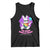 Happy 420 Easter Tank Top The Bunny Smells Funny TS02 Black Print Your Wear