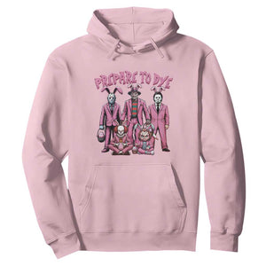 Prepare to Groovy Dye Funny Bunny Easter Hoodie Horror Dyeing Eggs TS02 Light Pink Print Your Wear