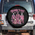 Prepare to Groovy Dye Funny Bunny Easter Spare Tire Cover Horror Dyeing Eggs TS02 No hole Black Print Your Wear