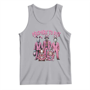 Prepare to Groovy Dye Funny Bunny Easter Tank Top Horror Dyeing Eggs TS02 Athletic Heather Print Your Wear