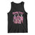Prepare to Groovy Dye Funny Bunny Easter Tank Top Horror Dyeing Eggs TS02 Black Print Your Wear
