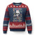 Emergency Department Skeleton Nurse Easter Ugly Christmas Sweater ER Nursing Room TS02 Navy Red Print Your Wear