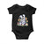 Pixel Art Gamer Bunny Easter Baby Onesie Cool Retro Gaming Vibes TS02 Black Print Your Wear