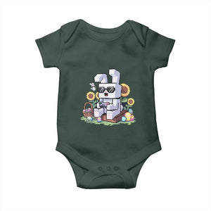 Pixel Art Gamer Bunny Easter Baby Onesie Cool Retro Gaming Vibes TS02 Print Your Wear