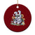 Pixel Art Gamer Bunny Easter Ceramic Ornament Cool Retro Gaming Vibes TS02 1pc Red Print Your Wear