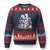 Pixel Art Gamer Bunny Easter Ugly Christmas Sweater Cool Retro Gaming Vibes TS02 Navy Red Print Your Wear