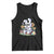 Pixel Art Gamer Bunny Easter Tank Top Cool Retro Gaming Vibes TS02 Black Print Your Wear