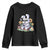 Pixel Art Gamer Bunny Easter Youth Sweatshirt Cool Retro Gaming Vibes TS02 Black Print Your Wear