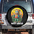 Happy 420 Easter Spare Tire Cover Funny Bunny Smoking Weed TS02 No hole Black Print Your Wear
