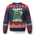 Happy 420 Easter Ugly Christmas Sweater Funny Smoking Easter Bunny TS02 Navy Red Print Your Wear