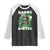 Happy 420 Easter Raglan Shirt Funny Smoking Easter Bunny TS02 Black White Print Your Wear