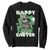 Happy 420 Easter Sweatshirt Funny Smoking Easter Bunny TS02 Black Print Your Wear