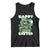 Happy 420 Easter Tank Top Funny Smoking Easter Bunny TS02 Black Print Your Wear