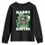Happy 420 Easter Youth Sweatshirt Funny Smoking Easter Bunny TS02 Black Print Your Wear