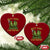 Funny Marijuana Ceramic Ornament Good Buds Stick Together Couples 420 Weed Cannabis TS02 Print Your Wear
