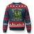 Funny Marijuana Ugly Christmas Sweater Good Buds Stick Together Couples 420 Weed Cannabis TS02 Navy Red Print Your Wear