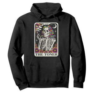 Skeleton 420 Cannabis Hoodie Tarot Card The Stoner Weed Lover TS02 Black Print Your Wear