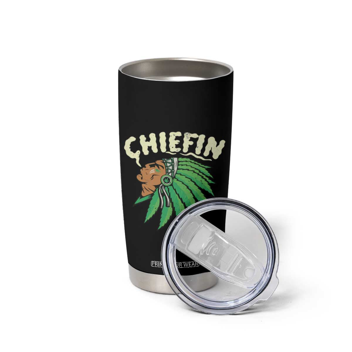 Chiefin Weed Smoking Tumbler Cup Funny 420 Cannabis Pot THC Smoker TS02 Print Your Wear