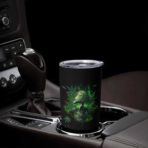 Marijuana Skull Tumbler Cup Smoke Weed Cannabis 420 Pot Leaf TS02 Print Your Wear