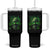 Marijuana Skull Tumbler With Handle Smoke Weed Cannabis 420 Pot Leaf TS02 One Size: 40 oz Black Print Your Wear