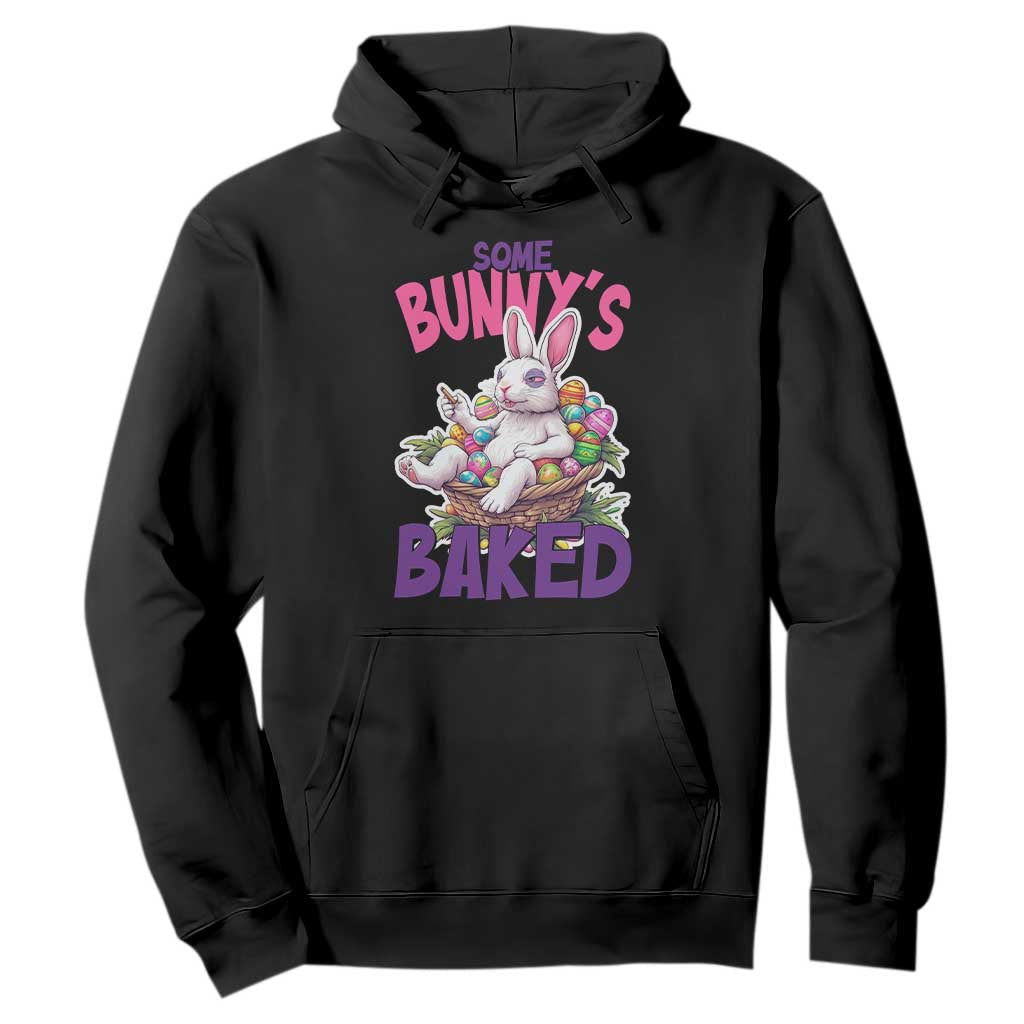 Happy 420 Easter Hoodie Bunny Funny Weed Smoking Rabbit Cannabis 4/20 Day TS02 Black Print Your Wear