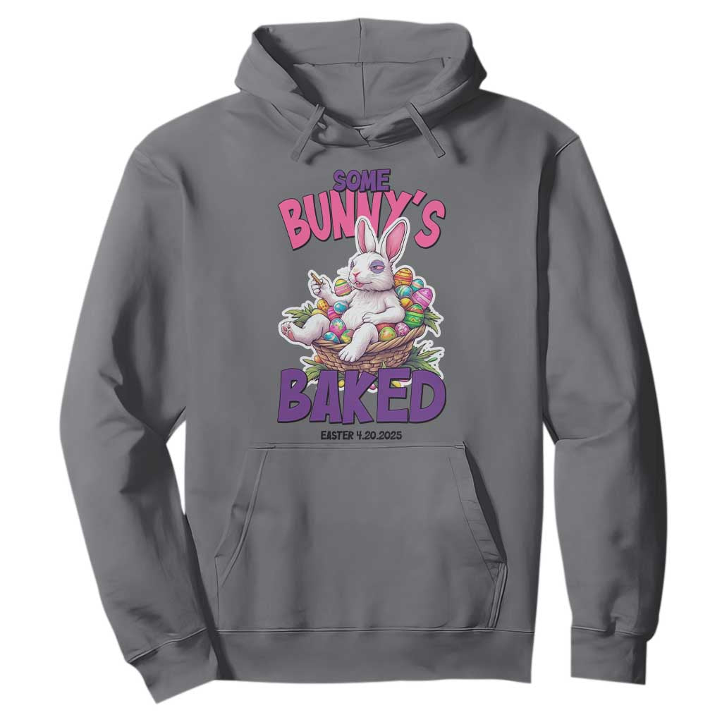 Happy 420 Easter Hoodie Bunny Funny Weed Smoking Rabbit Cannabis 4/20 Day TS02 Charcoal Print Your Wear