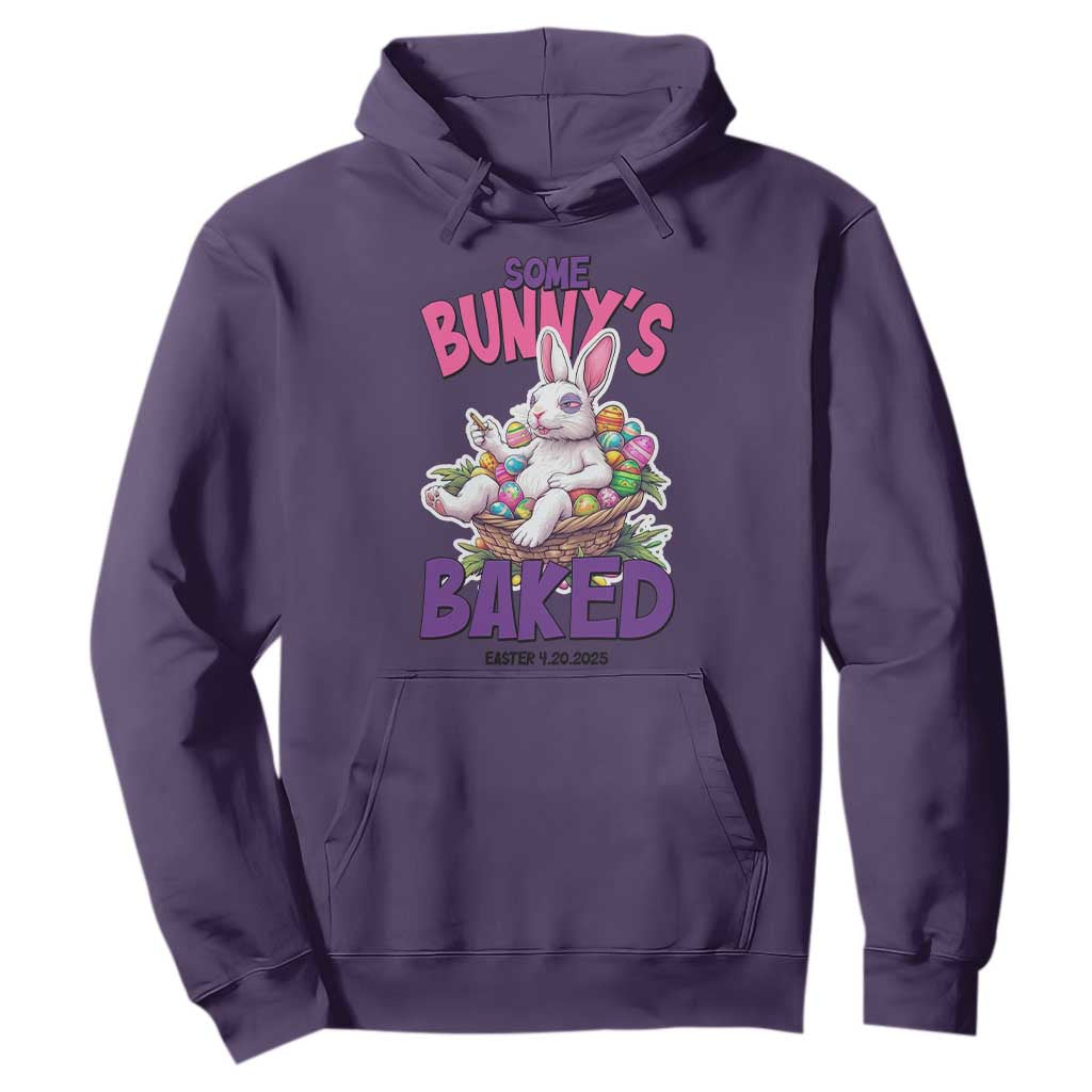 Happy 420 Easter Hoodie Bunny Funny Weed Smoking Rabbit Cannabis 4/20 Day TS02 Purple Print Your Wear