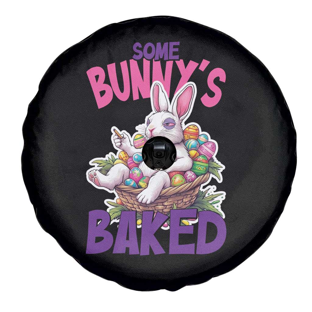 Happy 420 Easter Spare Tire Cover Bunny Funny Weed Smoking Rabbit Cannabis 4/20 Day TS02 Print Your Wear