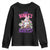 Happy 420 Easter Youth Sweatshirt Bunny Funny Weed Smoking Rabbit Cannabis 4/20 Day TS02 Black Print Your Wear