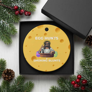 Happy 420 Easter Ceramic Ornament Blunt Stoner TS02 1pc Yellow Cheese Print Your Wear