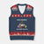 Happy 420 Easter V-Neck Knit Sweater Vest Blunt Stoner TS02 Navy Red Print Your Wear