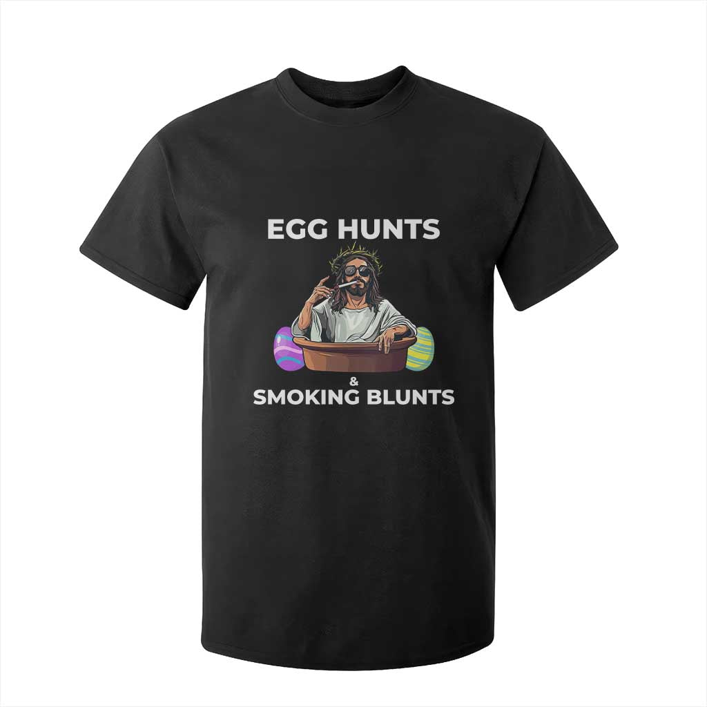 Happy 420 Easter T Shirt For Kid Blunt Stoner TS02 Black Print Your Wear