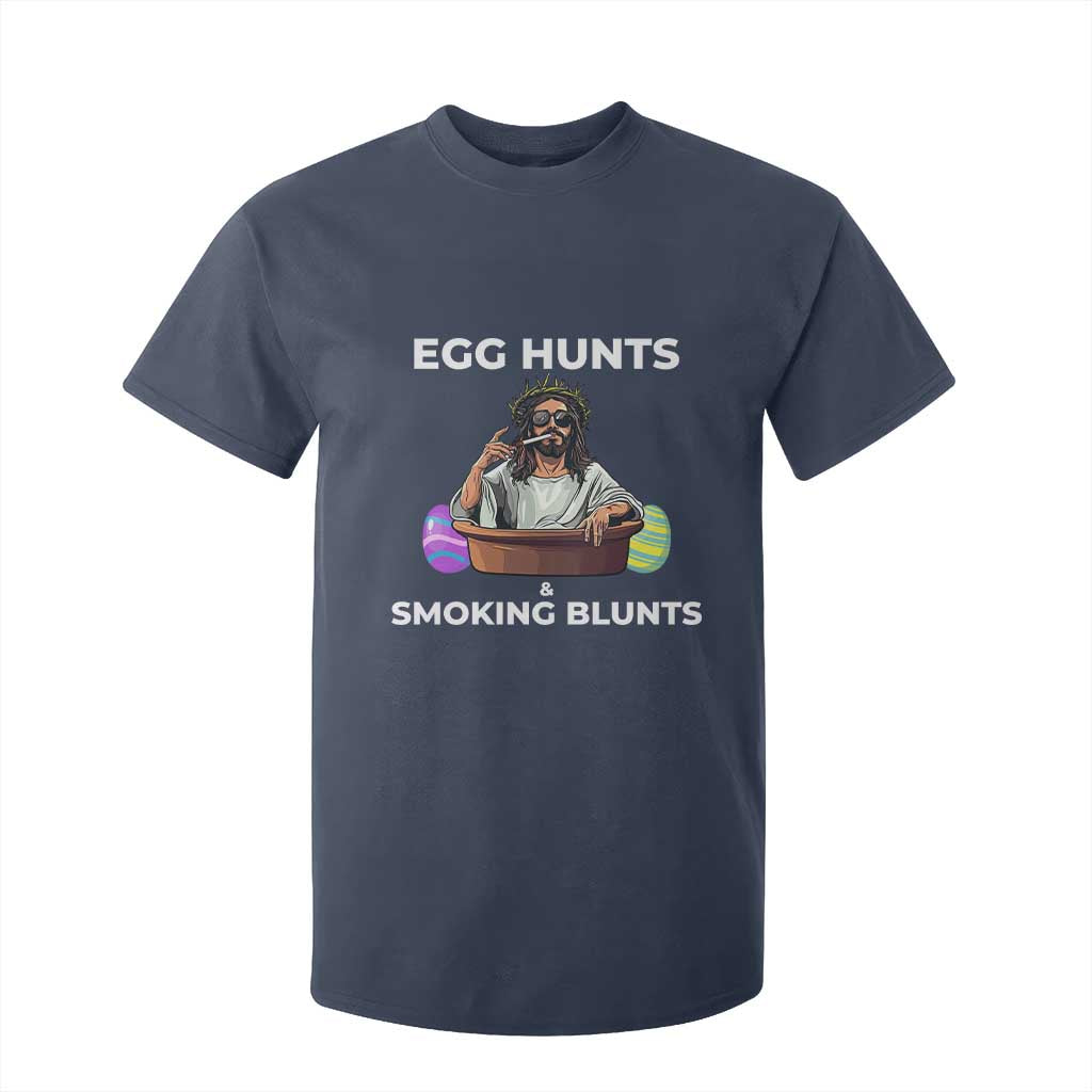 Happy 420 Easter T Shirt For Kid Blunt Stoner TS02 Navy Print Your Wear